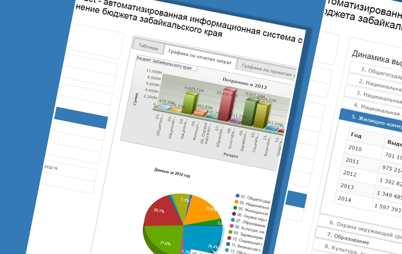 ИС для формирования отчетов об исполнении бюджета Заб.края
