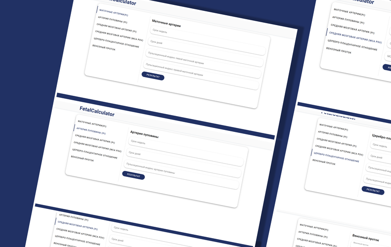 МИС расчёта медицинских показателей беременной "Fetal Calculator"